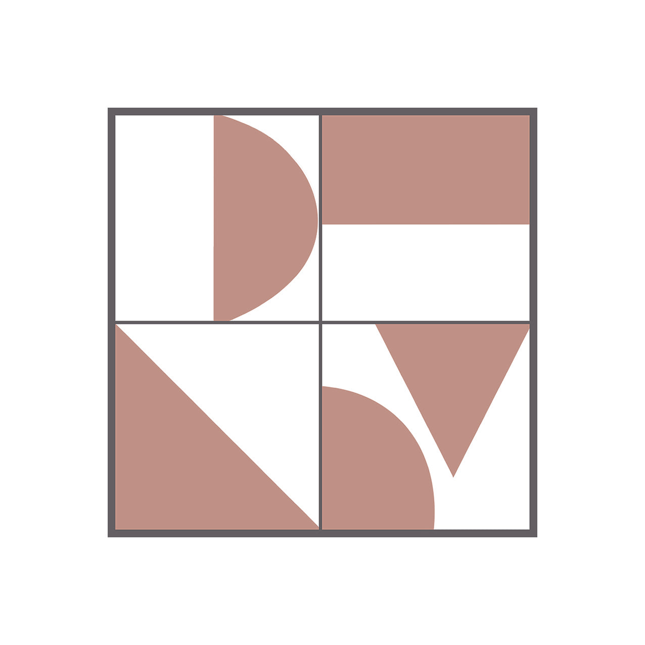 Abstract Geometric Pink Premium SAMPLE