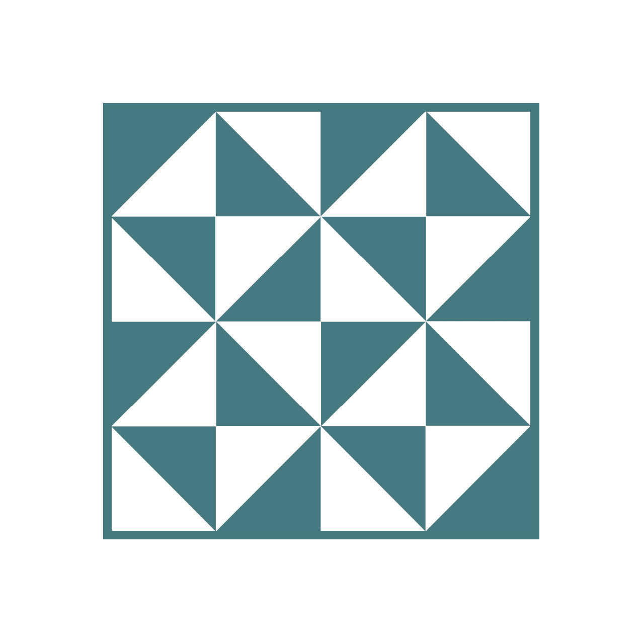 Art Deco Teal Premium SAMPLE