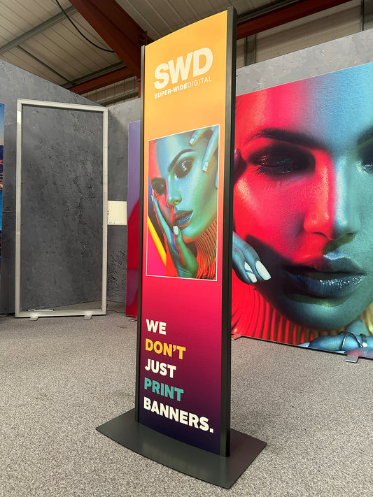 Large Free Standing Totem with Graphics