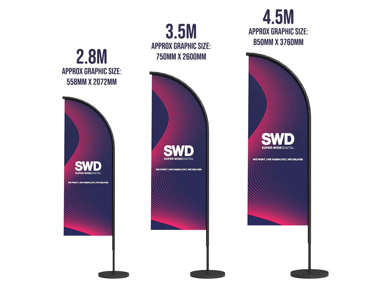 Small Feather Flag & Pole KIt